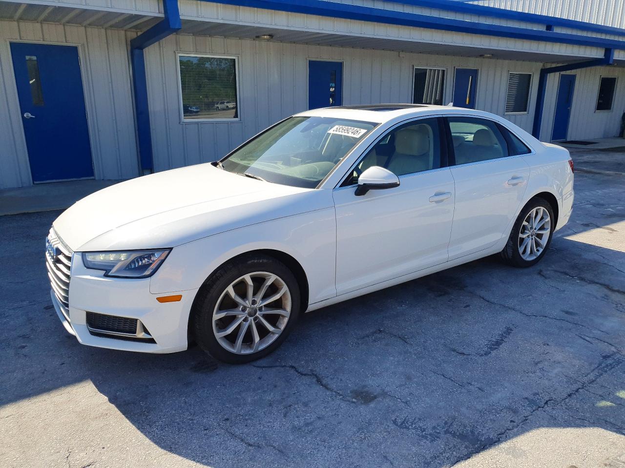 2019 Audi A4 Premium, VIN WAUGMAF46KA006768 — Water / flood