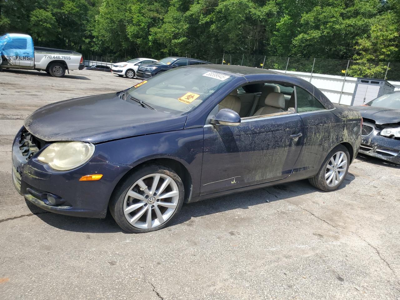 2008 Volkswagen Eos 3.2L, VIN WVWDB71F58V008407 — Water / flood