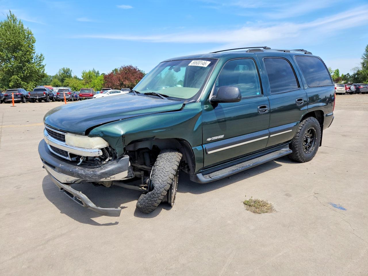 2001 Chevrolet Tahoe LS, VIN 1GNEK13T61J248896 — Undercarriage