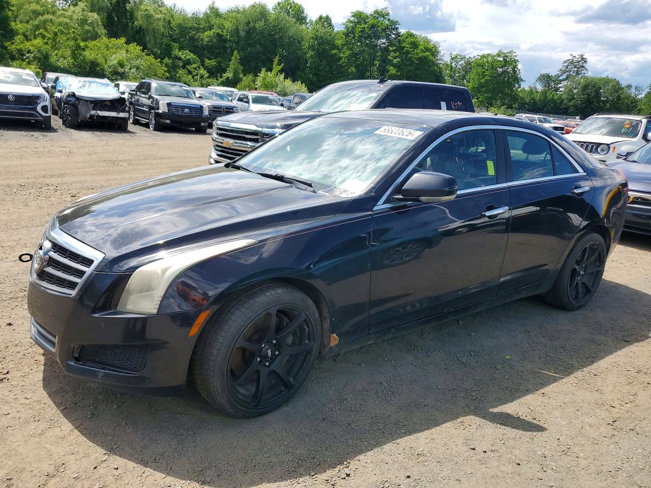 2014 Cadillac ATS Luxury AWD, VIN 1G6AH5RX6E0113438 — Minor dents and scratches