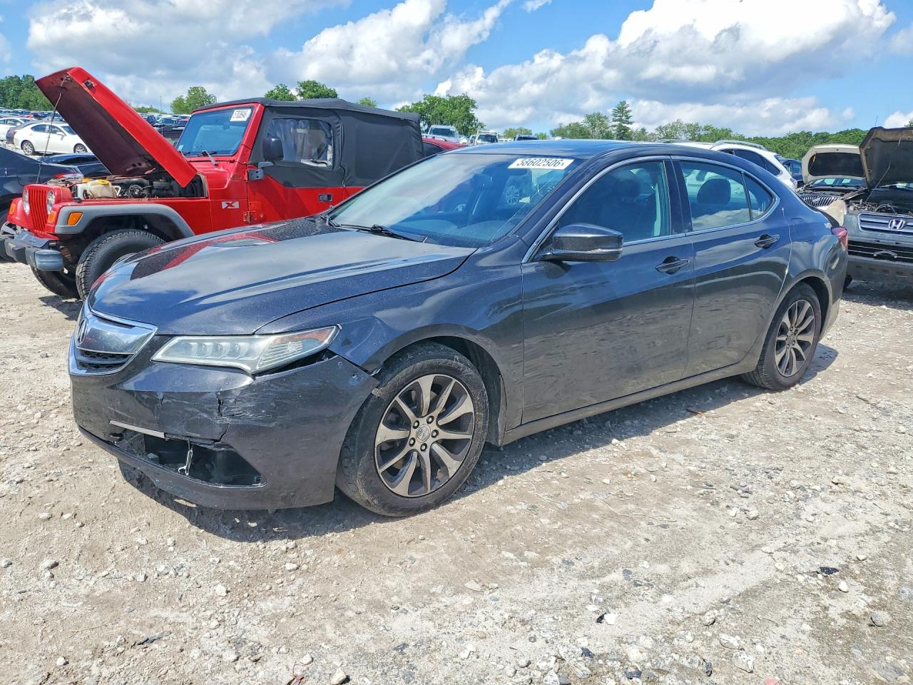 2016 Acura TLX, VIN 19UUB1F37GA003115 — Vandalism