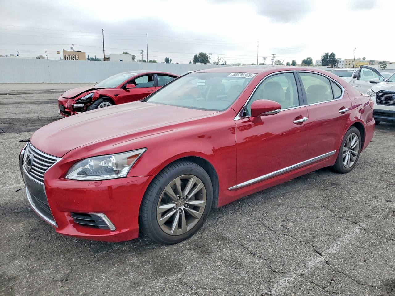 2016 Lexus LS 460, VIN JTHBL5EF9G5141056 — Front end