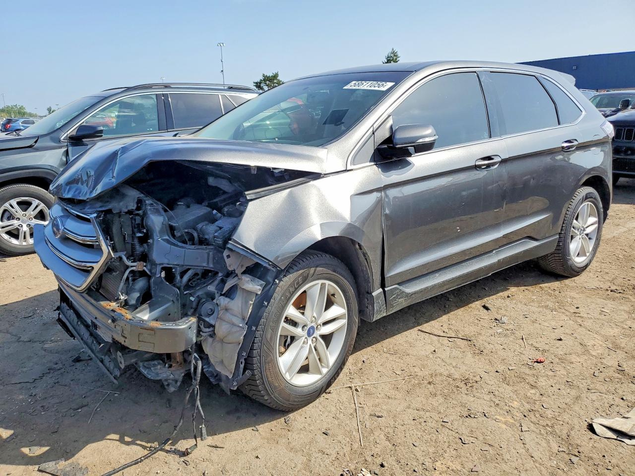 2018 Ford Edge SEL, VIN 2FMPK4J99JBC11447 — Перед