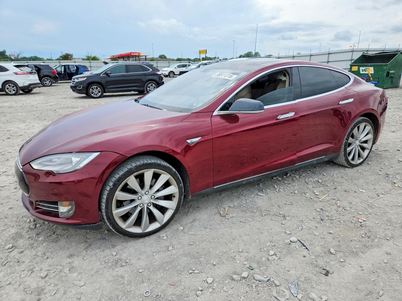 2012 Tesla Model S Performance, VIN 5YJSA1DP6CFS00227 — Град
