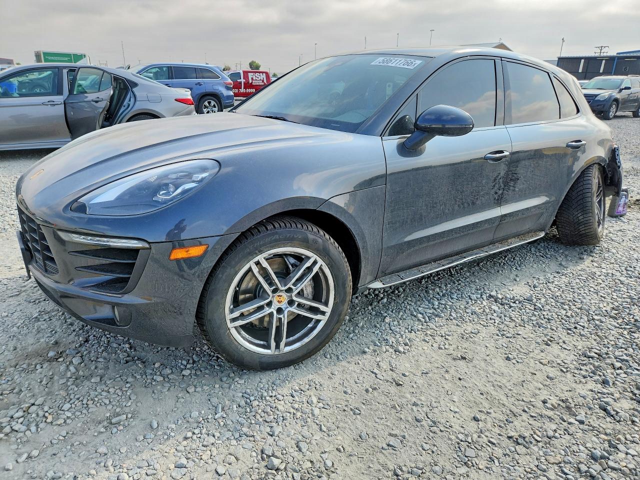 2017 Porsche Macan S, VIN WP1AB2A54HLB13740 — Rear end