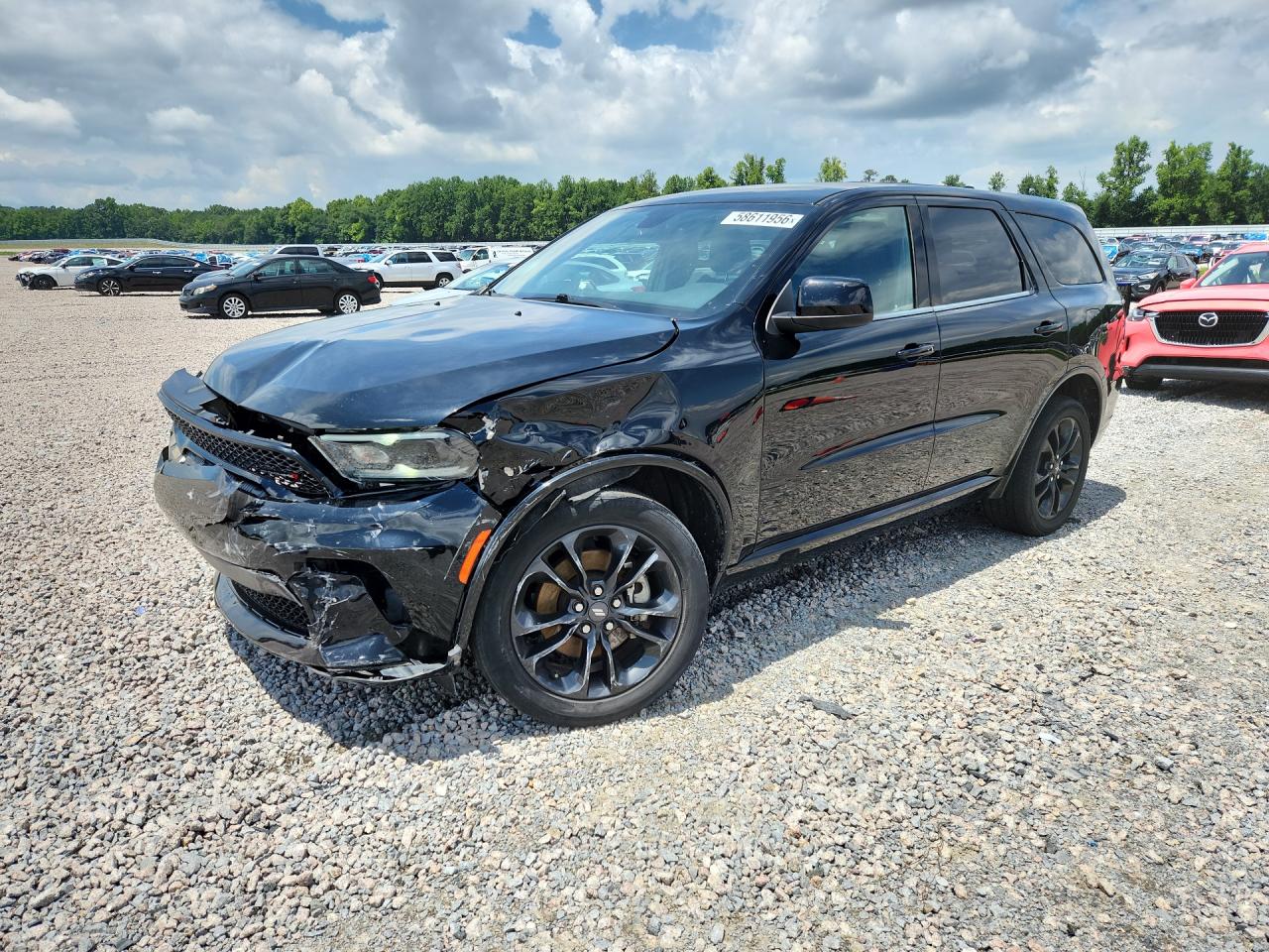 2022 Dodge Durango SXT, VIN 1C4RDJAG9NC174250 — Front end