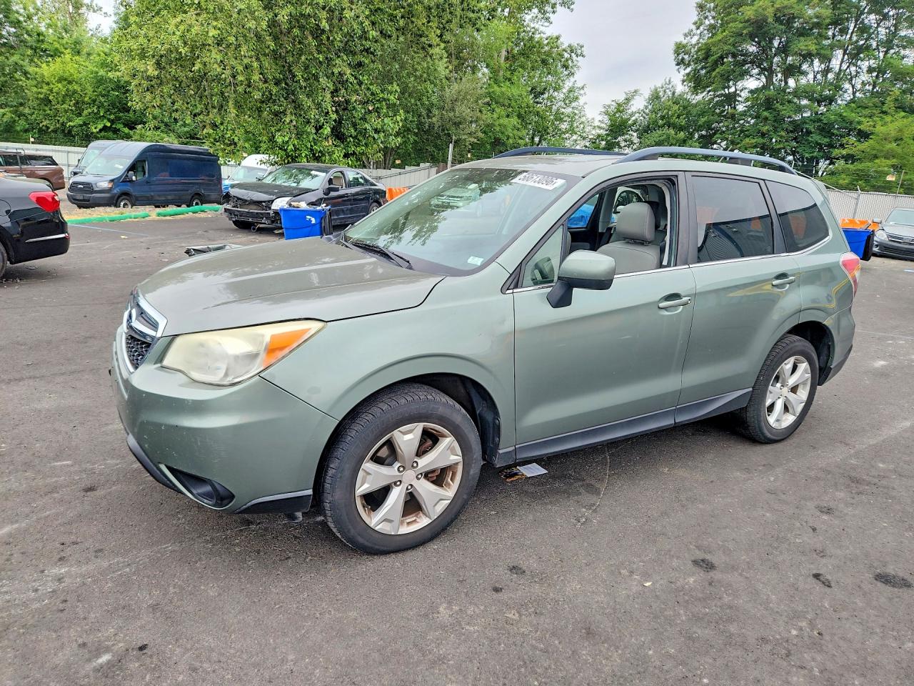 2015 Subaru Forester Limited, VIN JF2SJAHC5FH416597 — Front end