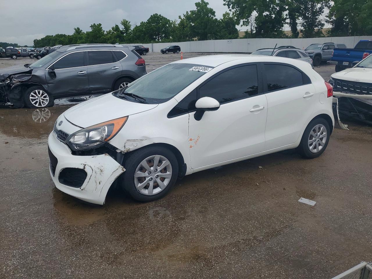 2012 Kia Rio EX, VIN KNADN5A39C6054713 — Front end