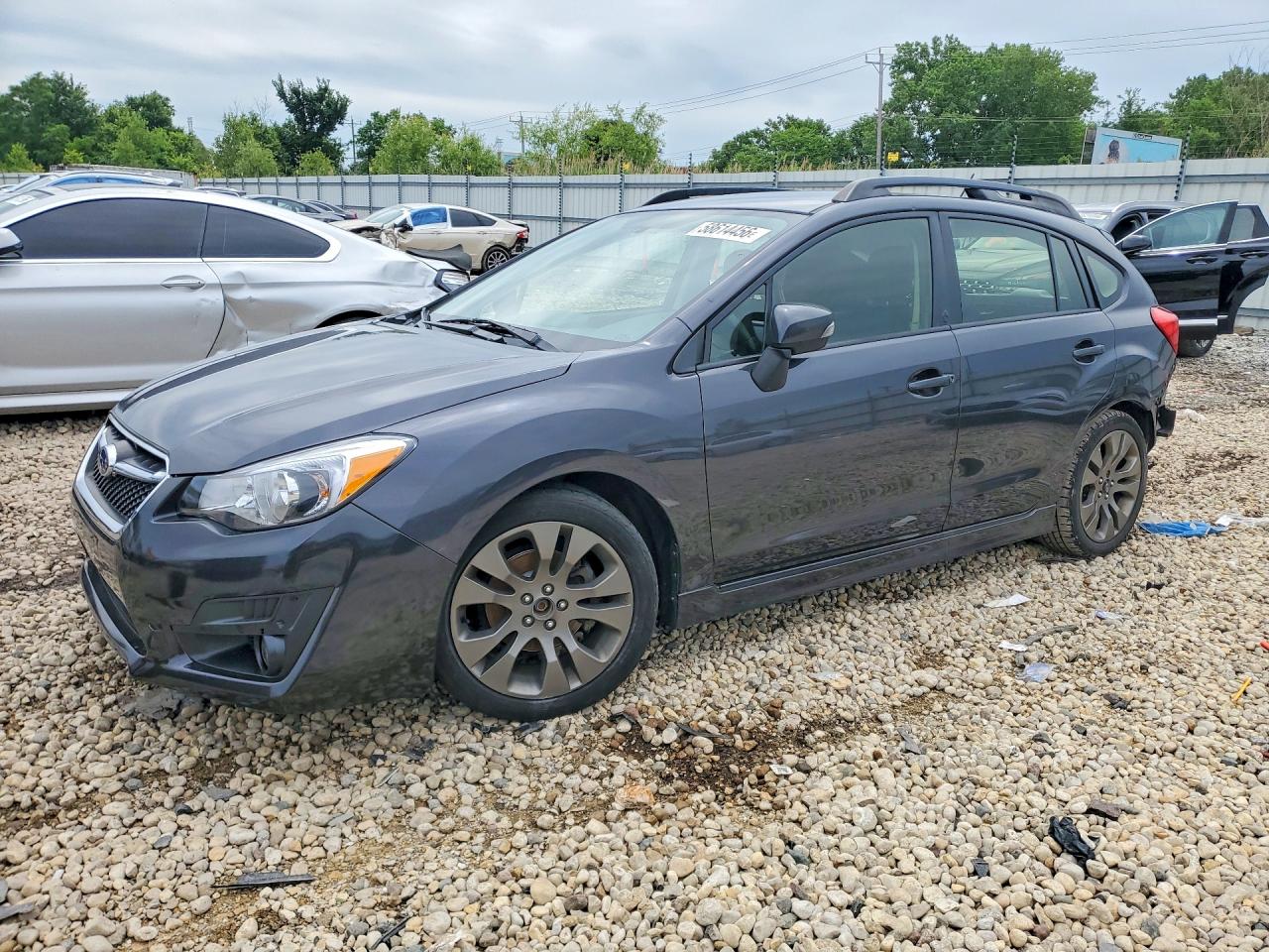 2015 Subaru Impreza Special Sports Premium, VIN JF1GPAT67F9204918 — Rear end