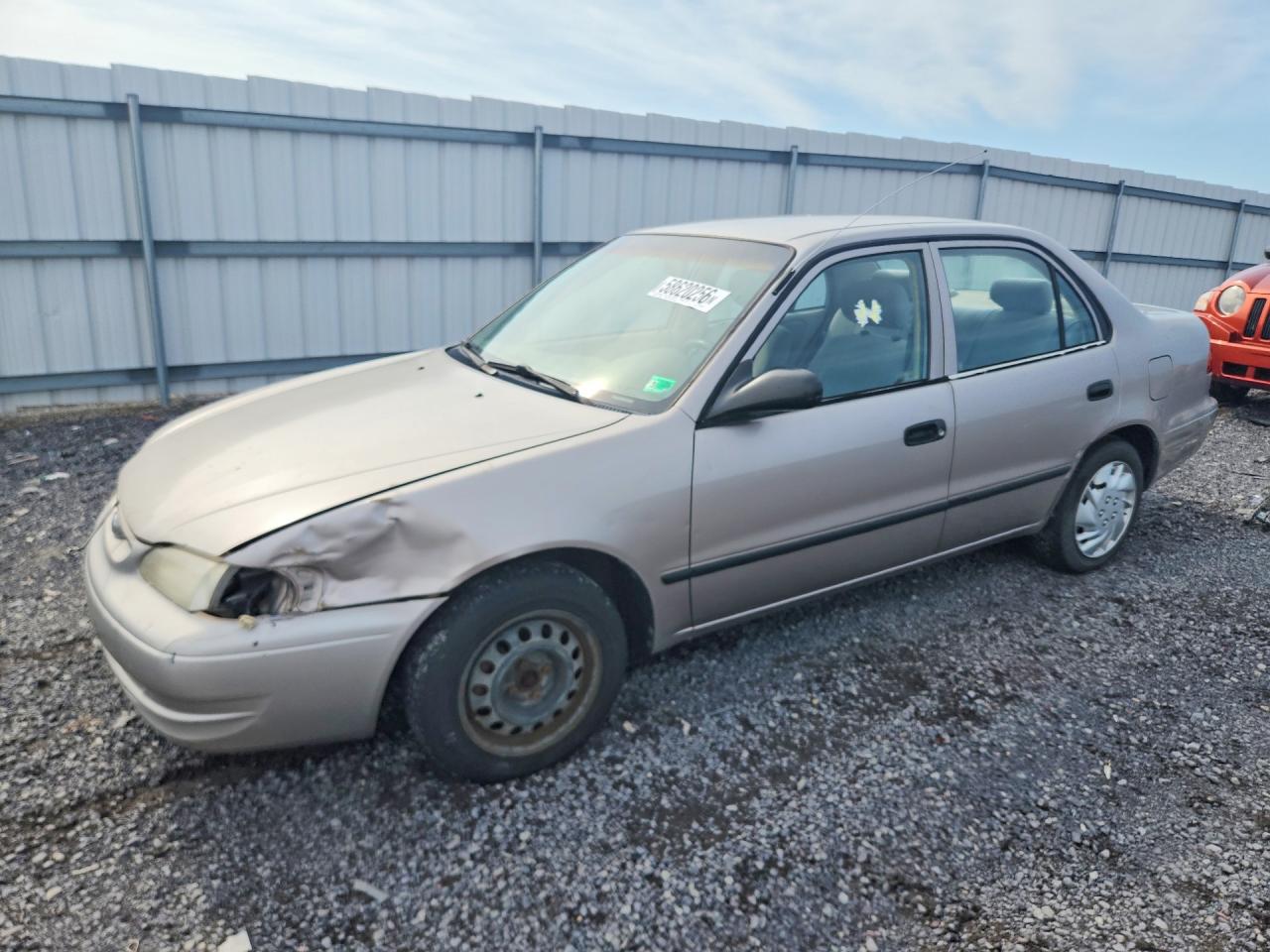 1999 Toyota Corolla CE, VIN 2T1BR12E6XC240148 — Front end