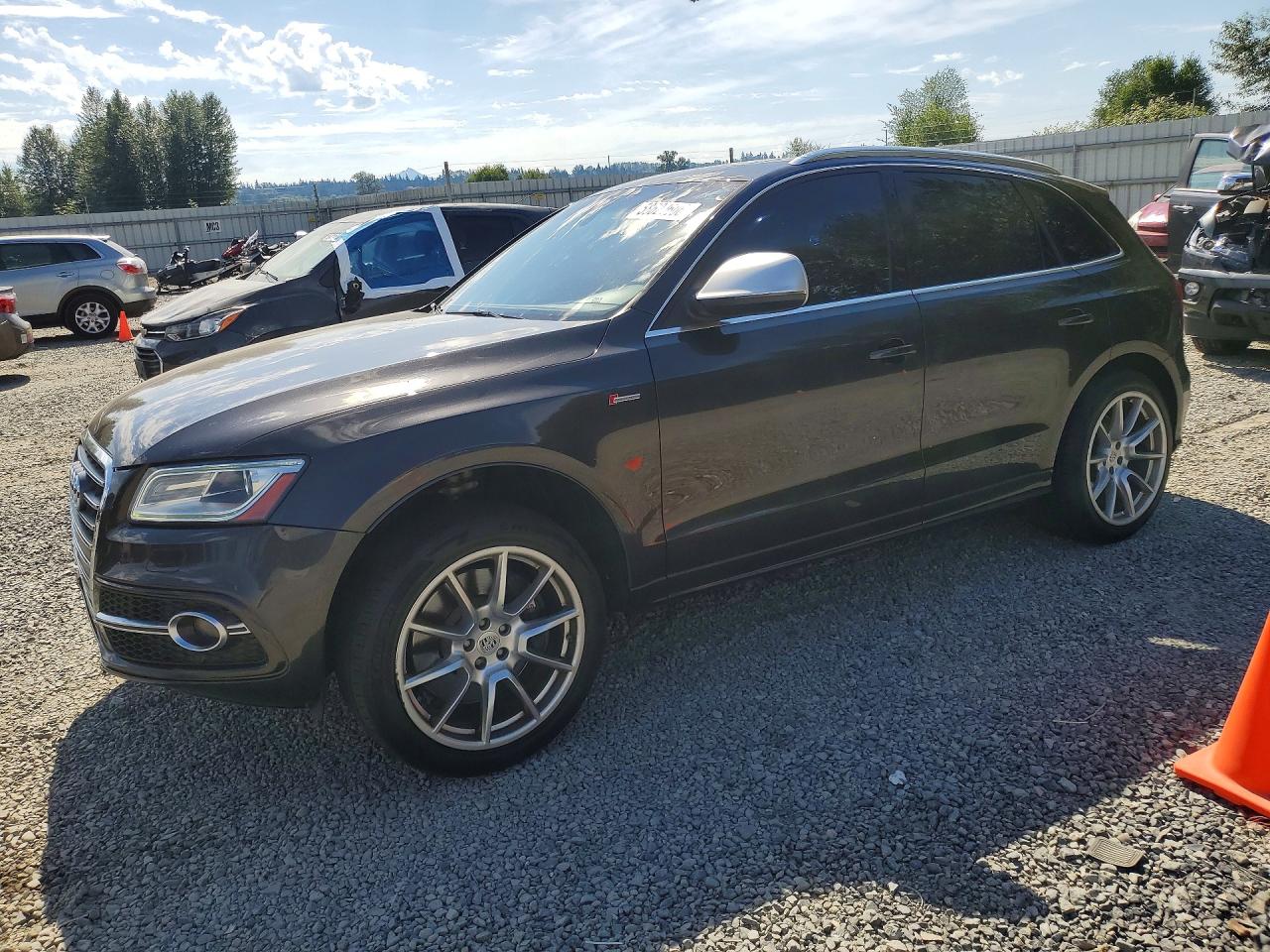 2014 Audi SQ5 Premium Plus, VIN WA1CGAFP5EA079843 — Днище