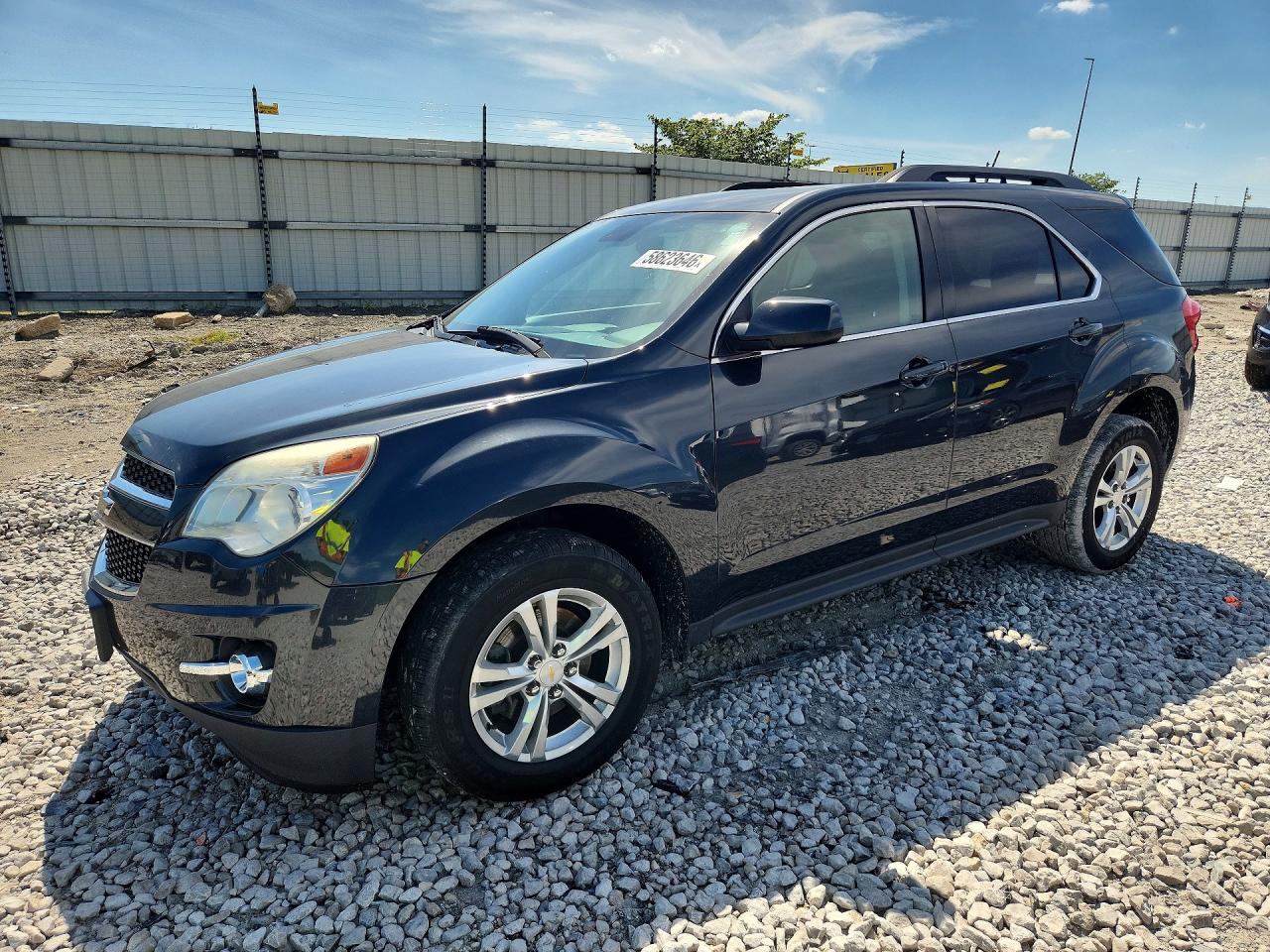 2013 Chevrolet Equinox LT, VIN 2GNALPEK0D6383585 — Повреждение рамы