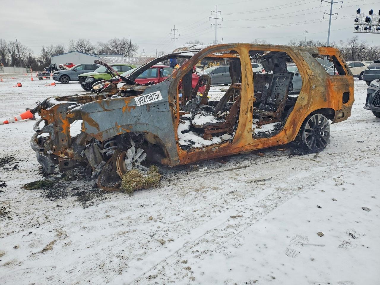 2021 GMC Yukon SLT, VIN 1GKS2BKD2MR398445 — Burn