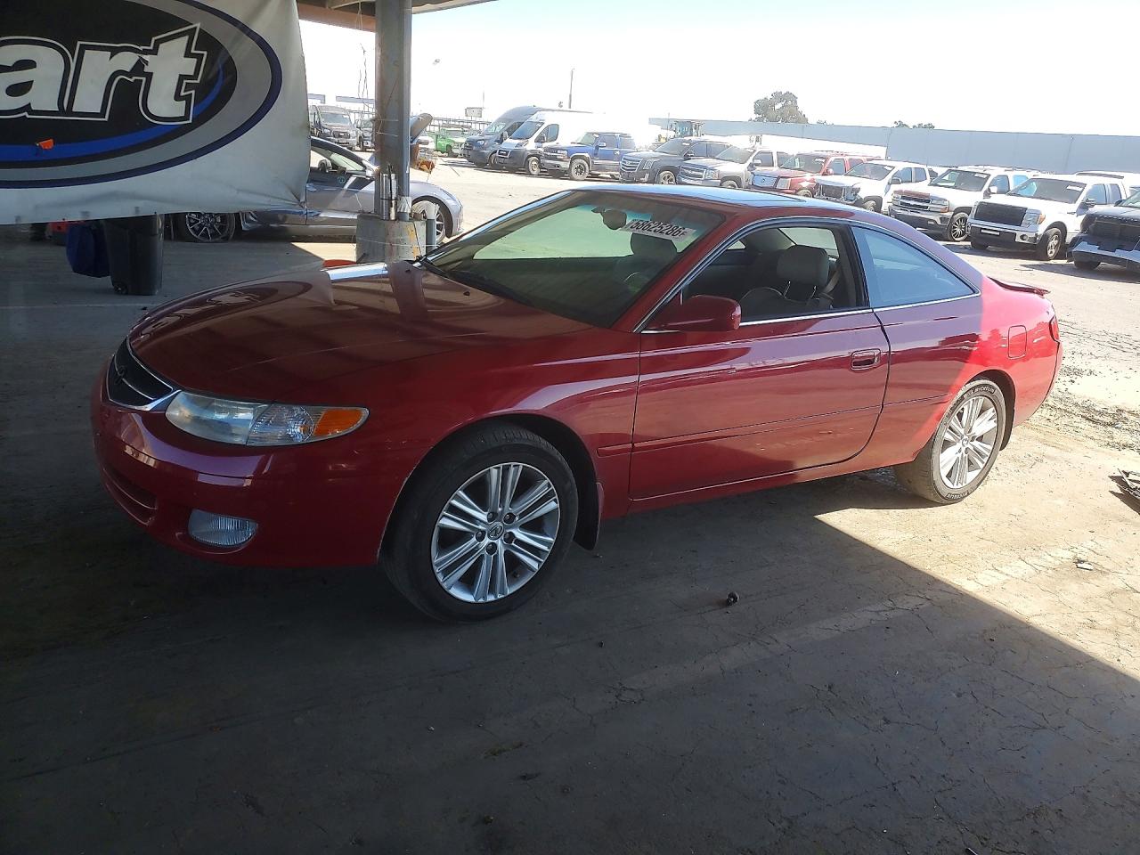 2001 Toyota Solara SLE, VIN 2T1CF22P21C454811 — Зад