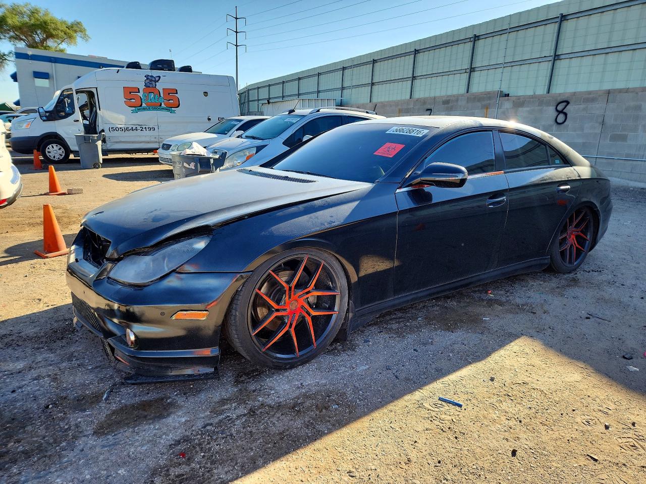 2011 Mercedes-Benz CLS 550, VIN WDDDJ7CB9BA173166 — Front end