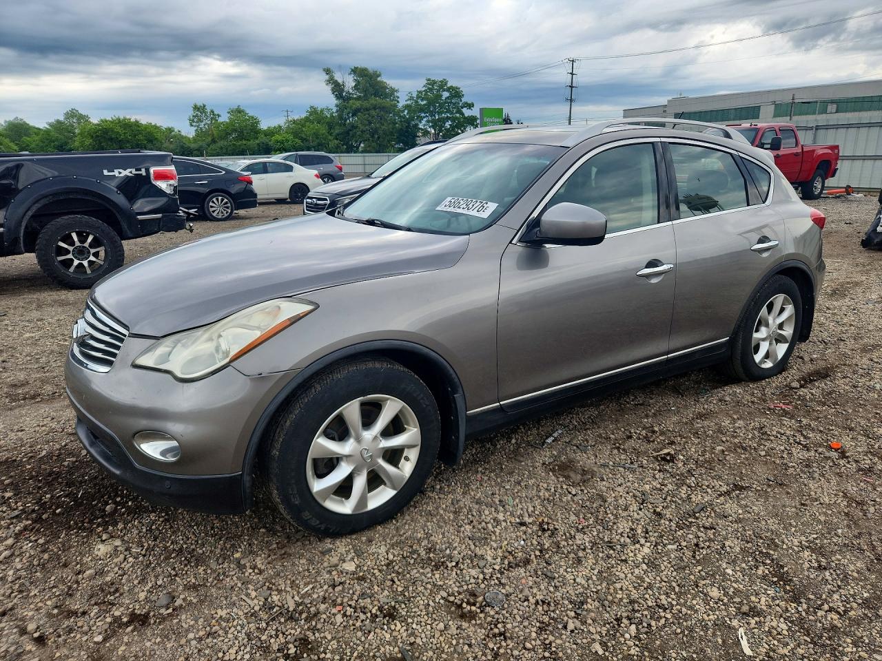 2010 Infiniti EX Journey, VIN JN1AJ0HR6AM751847 — Front end