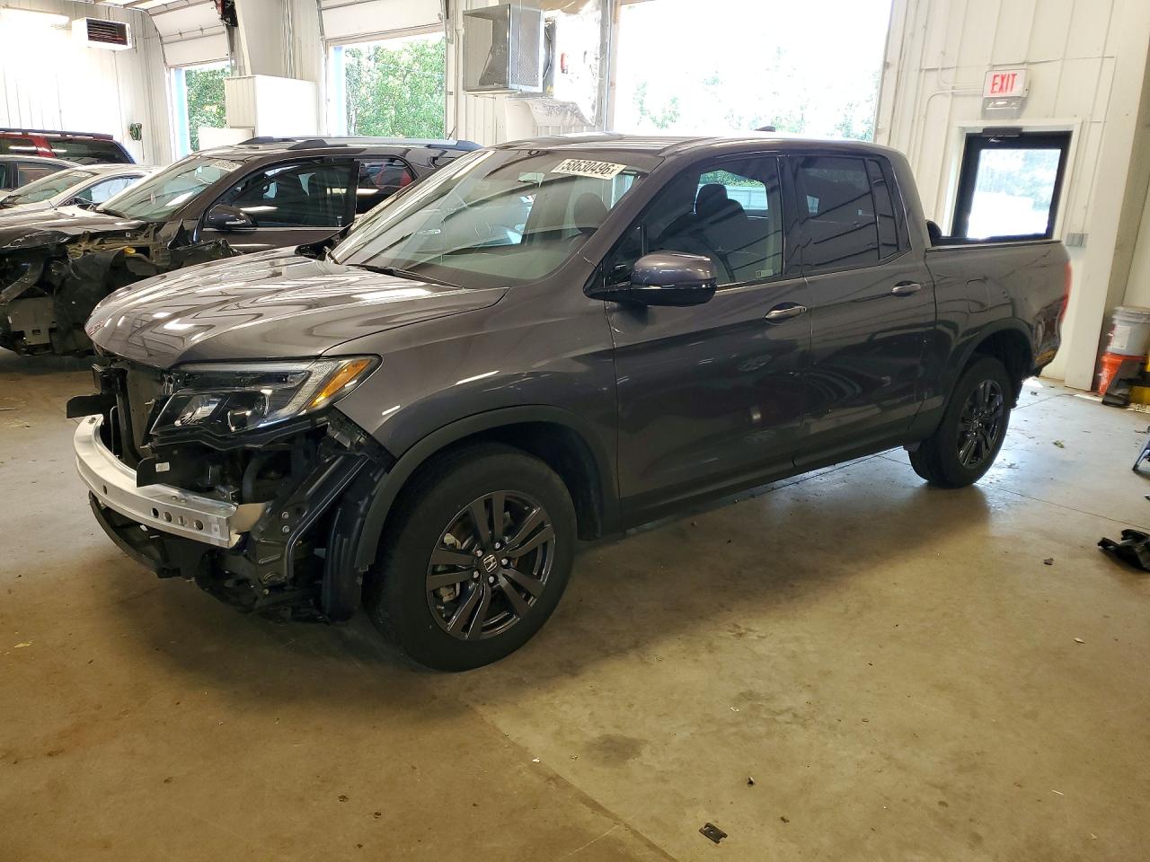 2020 Honda Ridgeline Sport, VIN 5FPYK3F13LB020805 — Rear end