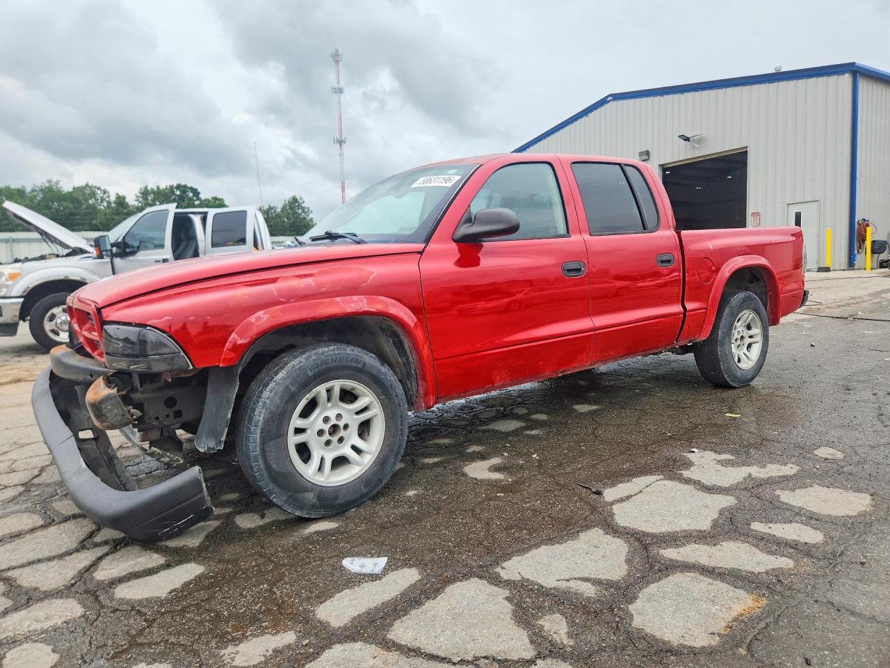 2003 Dodge Dakota Sport, VIN 1D7HL38X23S275669 — Front end