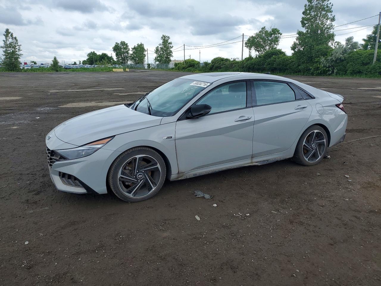 2023 Hyundai Elantra N Line, VIN KMHLR4AF2PU633658 — Water / flood