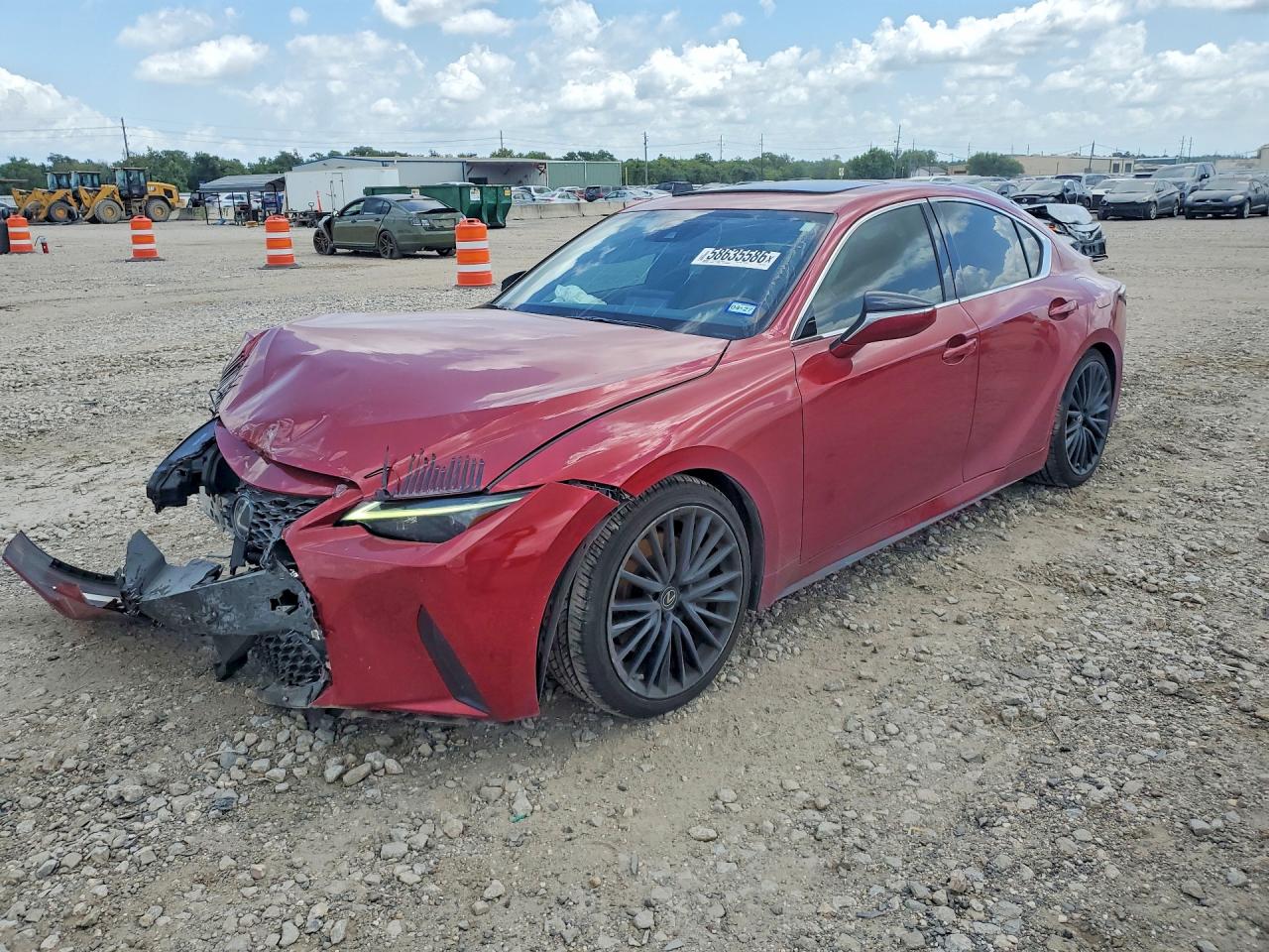 2022 Lexus IS 300, VIN JTHDA1D23N5119198 — Front end