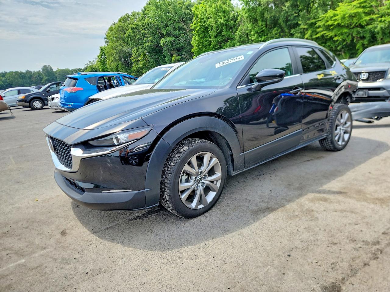 2023 Mazda CX-30 S Select, VIN 3MVDMBBM9PM528885 — Rear end