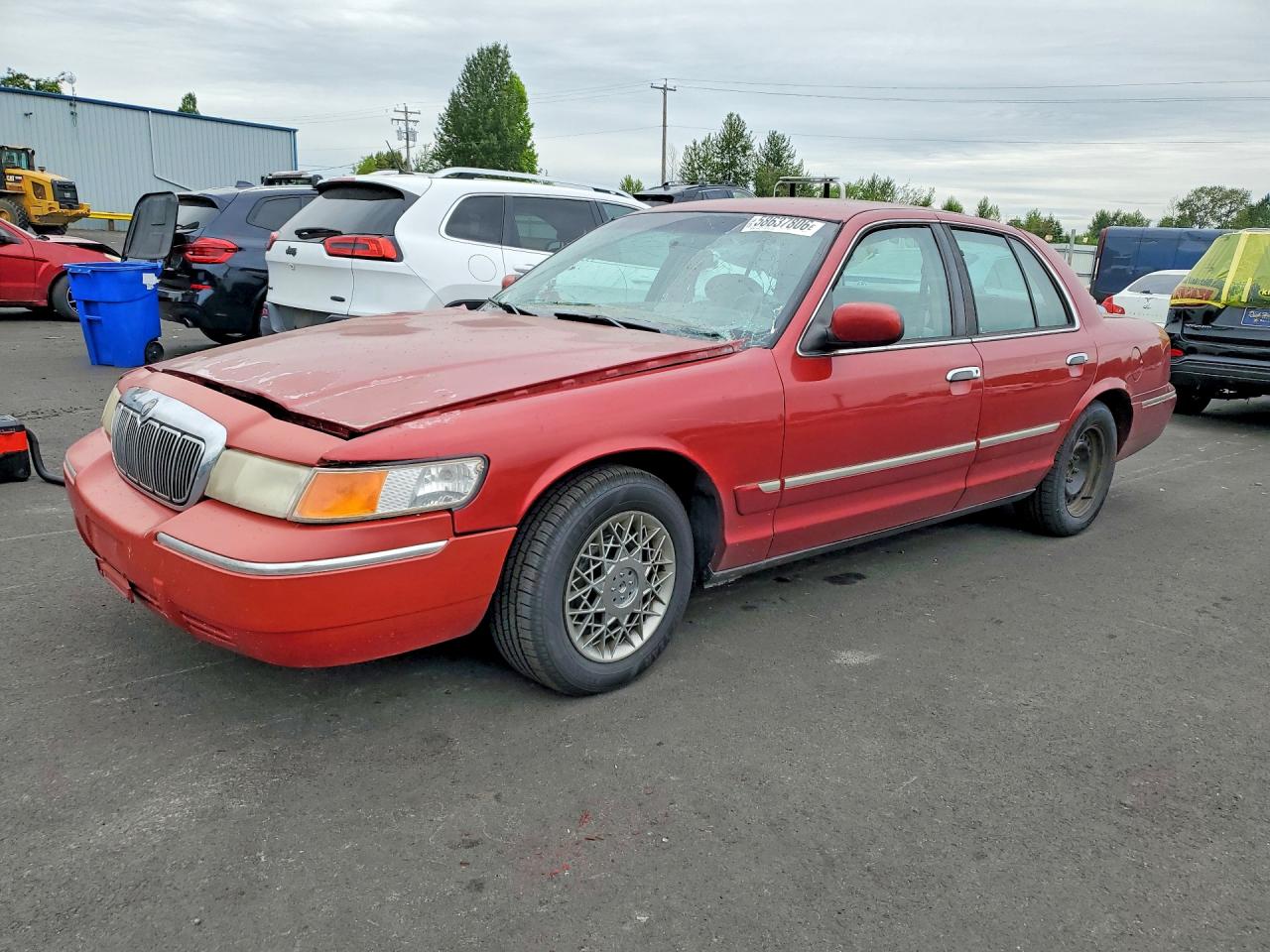 1998 Mercury Grand Marquis GS, VIN 2MEFM74W6WX671977 — Front end