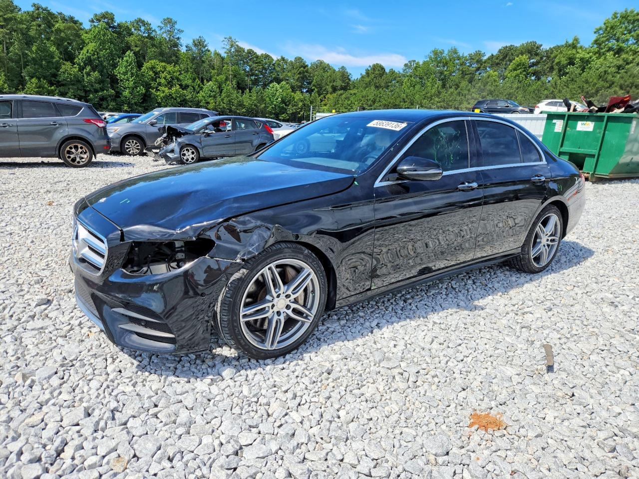 2017 Mercedes-Benz E 300 Luxury, VIN WDDZF4JB4HA192564 — Front end