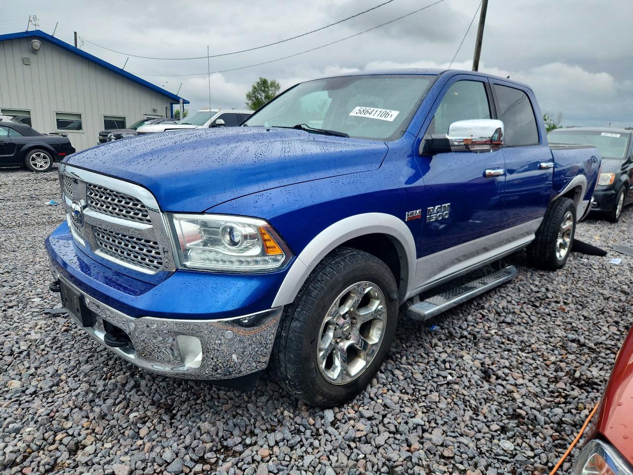 2014 Ram 1500 Laramie, VIN 1C6RR7NT4ES427158 — Повреждение рамы