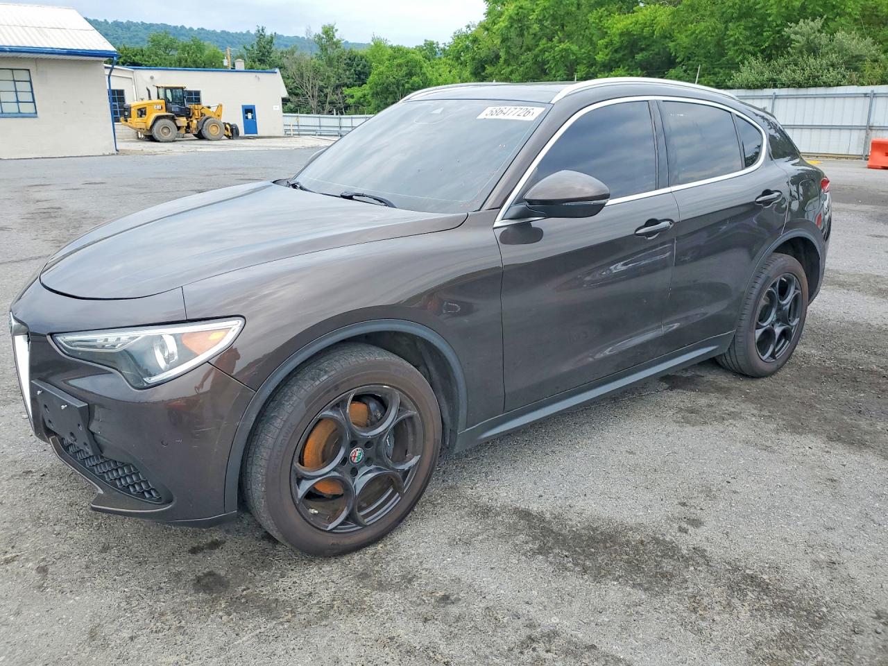 2019 Alfa Romeo Stelvio Ti Sport, VIN ZASPAKBN2K7C36294 — Мелкие вмятины и царапины