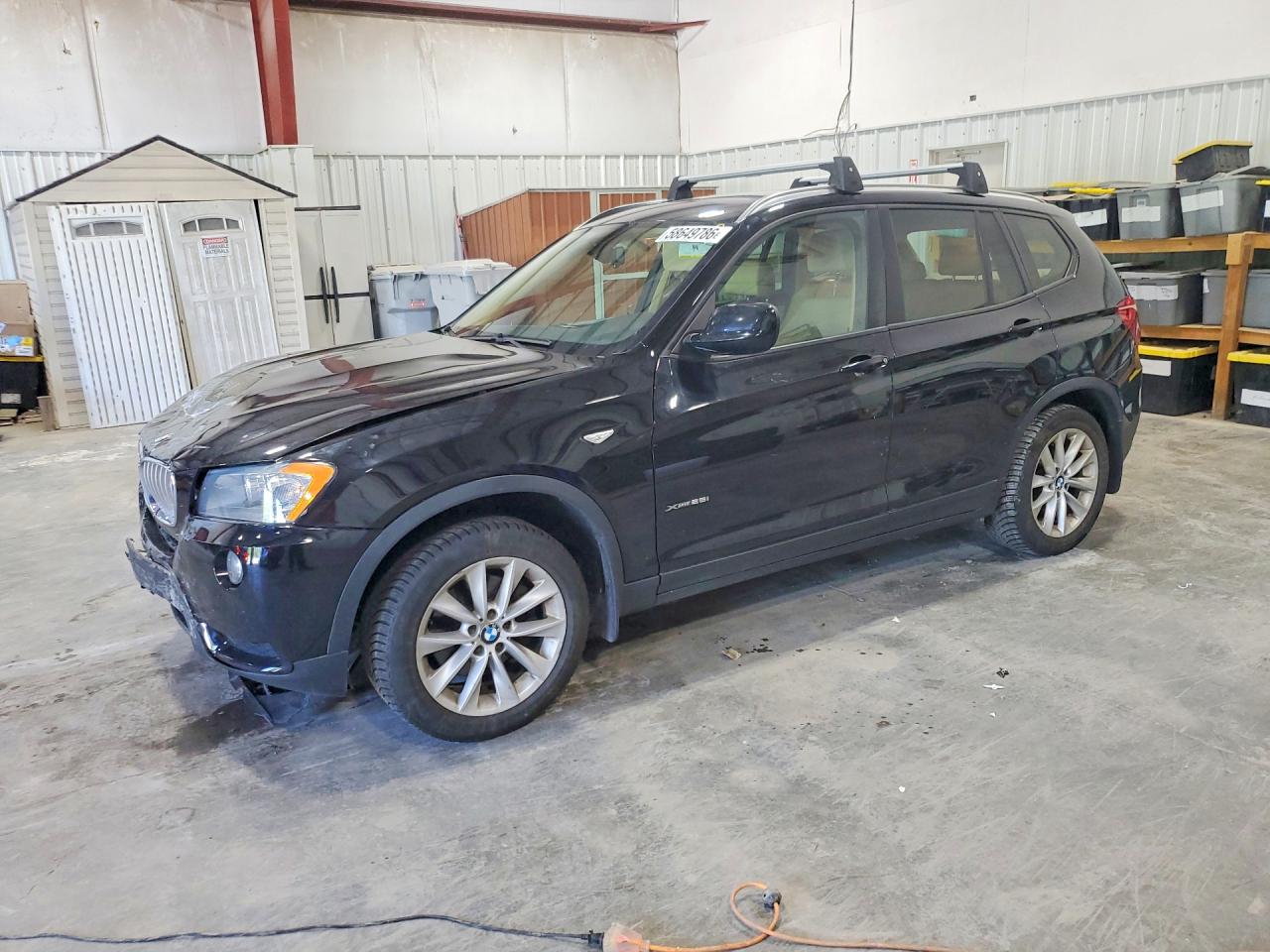 2014 BMW X3 xDrive28i, VIN 5UXWX9C51E0D19028 — Rear end