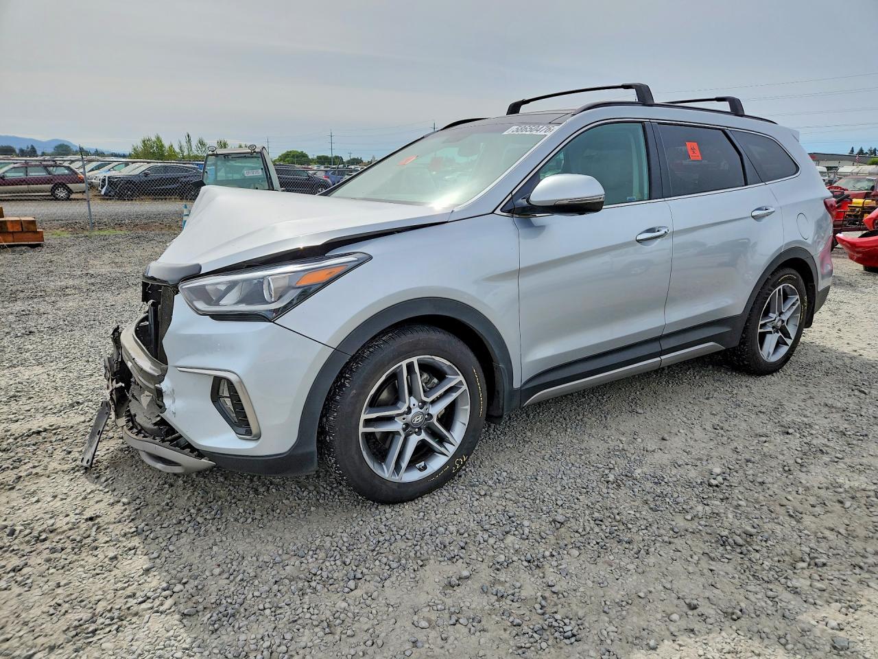 2017 Hyundai Santa Fe Limited Ultimate, VIN KM8SRDHF0HU216624 — Front end