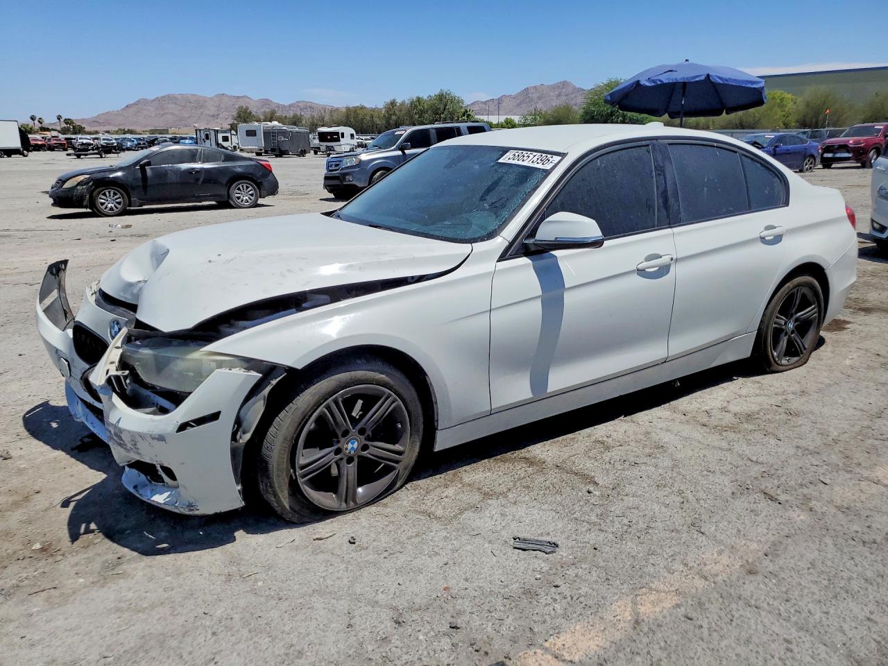 2015 BMW 3 Series 328i, VIN WBA3C1C58FP852112 — Front end