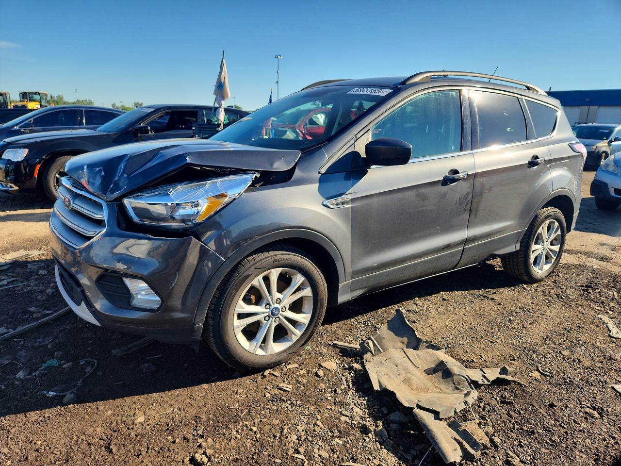 2018 Ford Escape SE, VIN 1FMCU0GD5JUB81659 — Front end