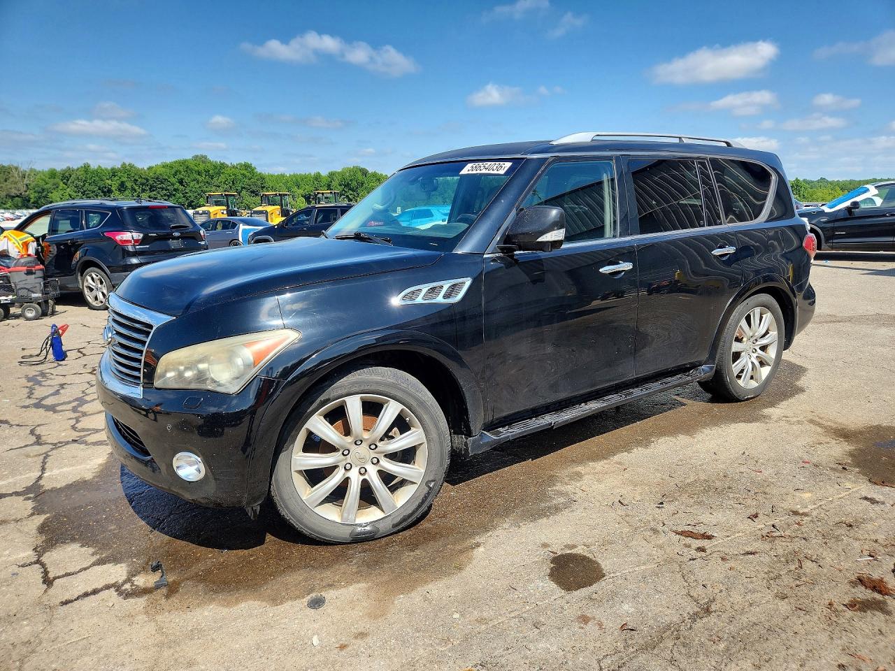 2011 Infiniti QX56 8-passenger, VIN JN8AZ2NC6B9301058 — Rear end