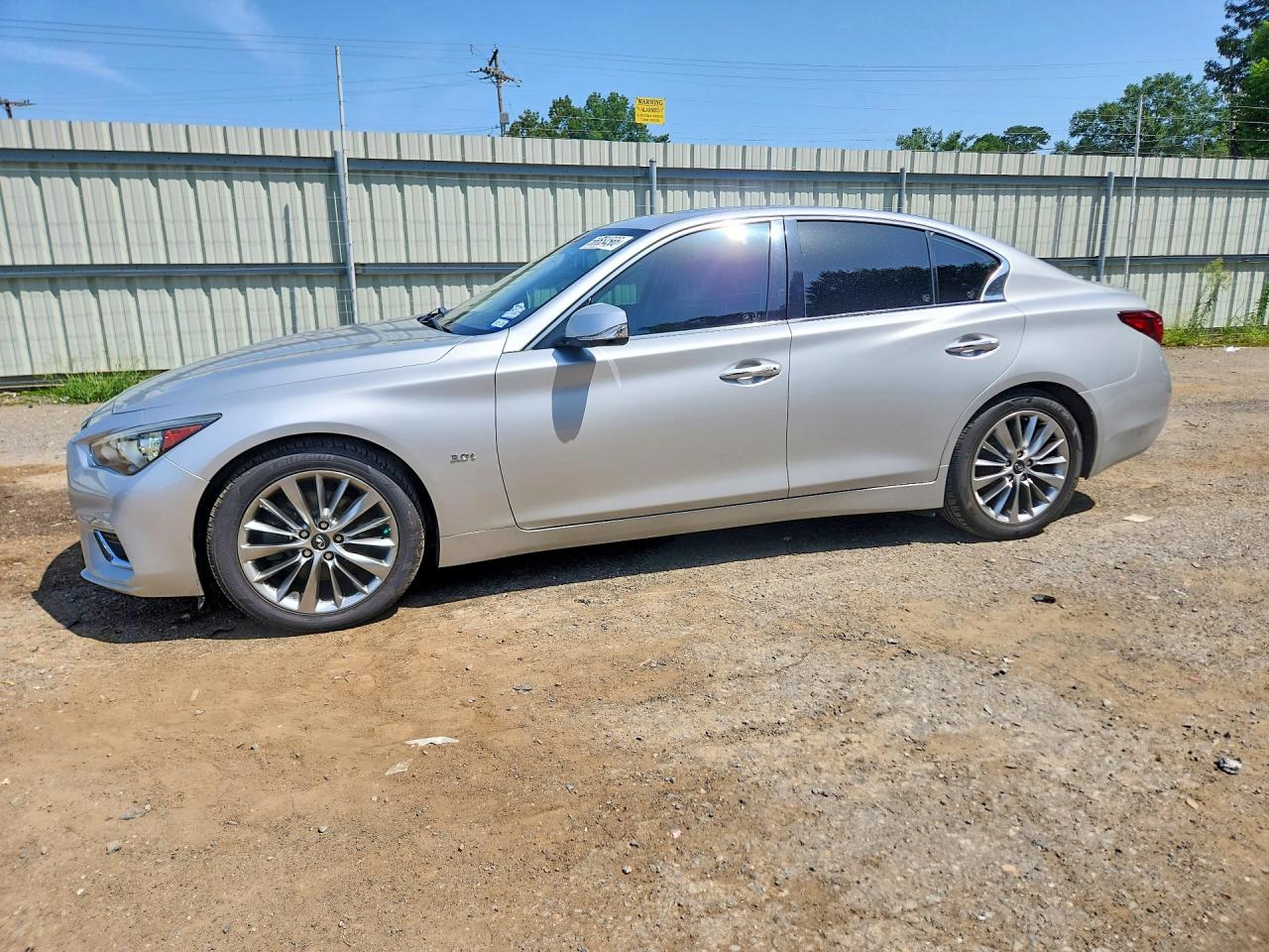 2019 Infiniti Q50 Signature Edition, VIN JN1EV7AR6KM554803 — Undercarriage