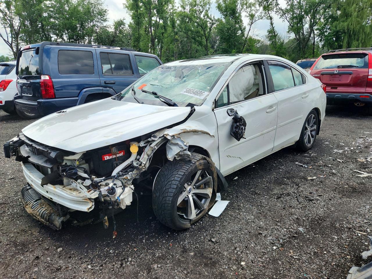 2017 Subaru Legacy Limited, VIN 4S3BNEN62H3046167 — Front end