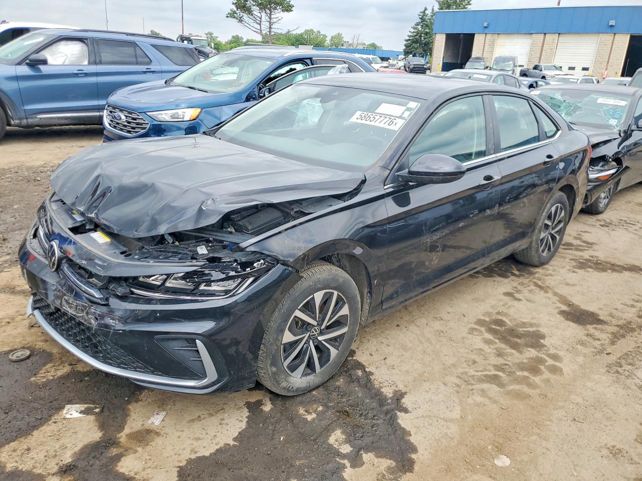 2025 Volkswagen Jetta S, VIN 3VW5X7BU1SM018871 — Front end