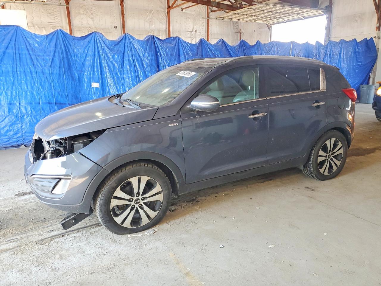 2011 Kia Sportage EX, VIN KNDPCCA22B7099664 — Front end