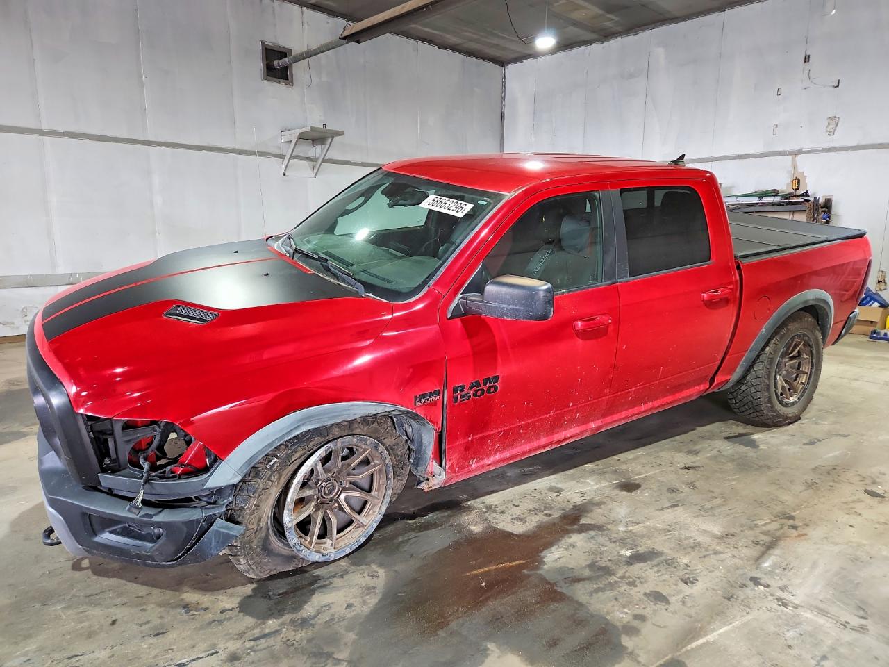 2016 Ram 1500 Rebel, VIN 1C6RR7YT5GS352128 — Повреждение рамы