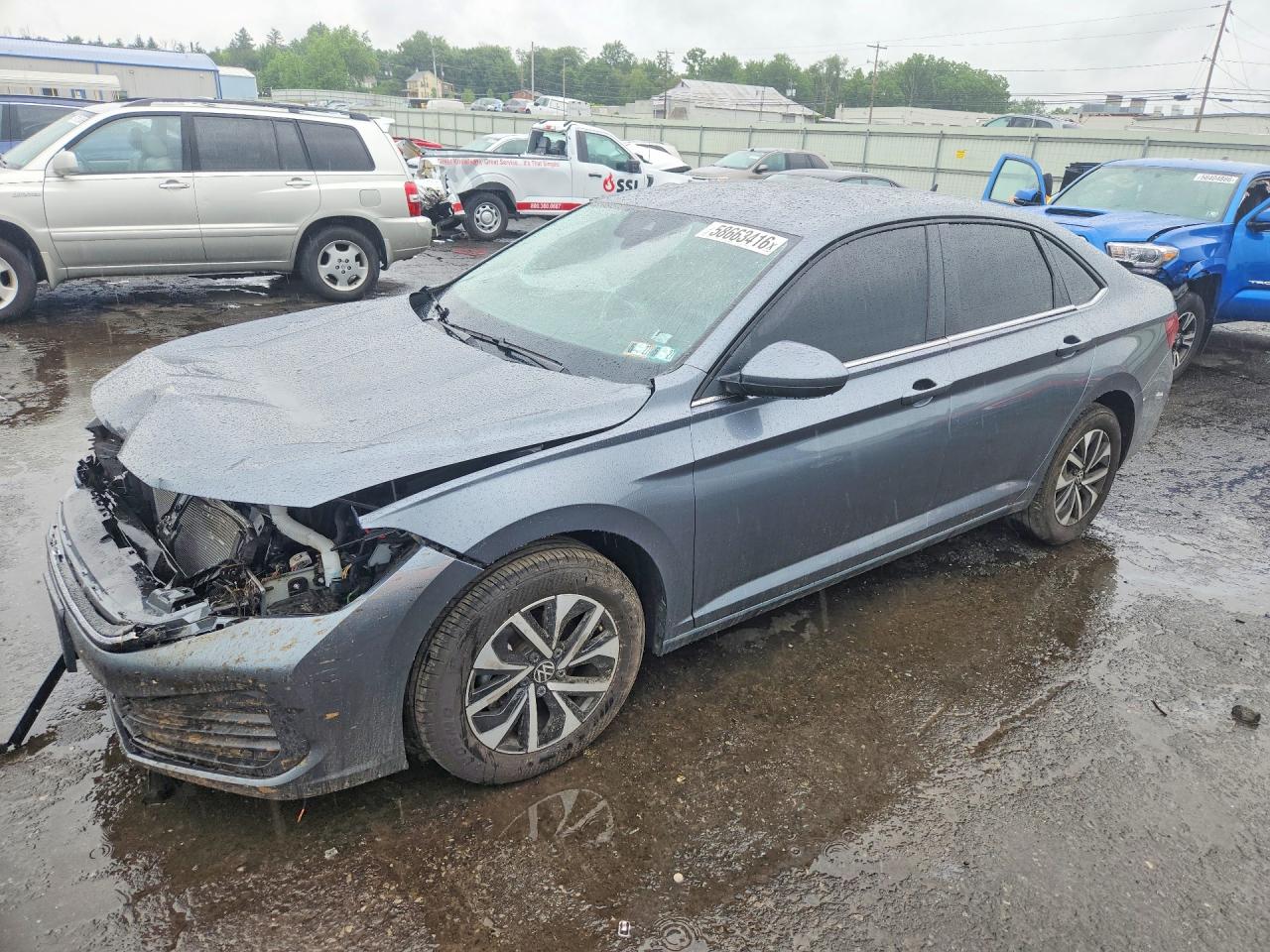 2024 Volkswagen Jetta S, VIN 3VW5M7BU4RM084074 — Front end