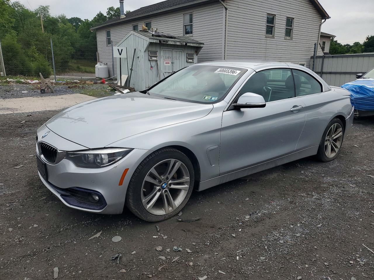 2018 BMW 4 Series 430i, VIN WBA4Z1C59JEC60504 — Rear end
