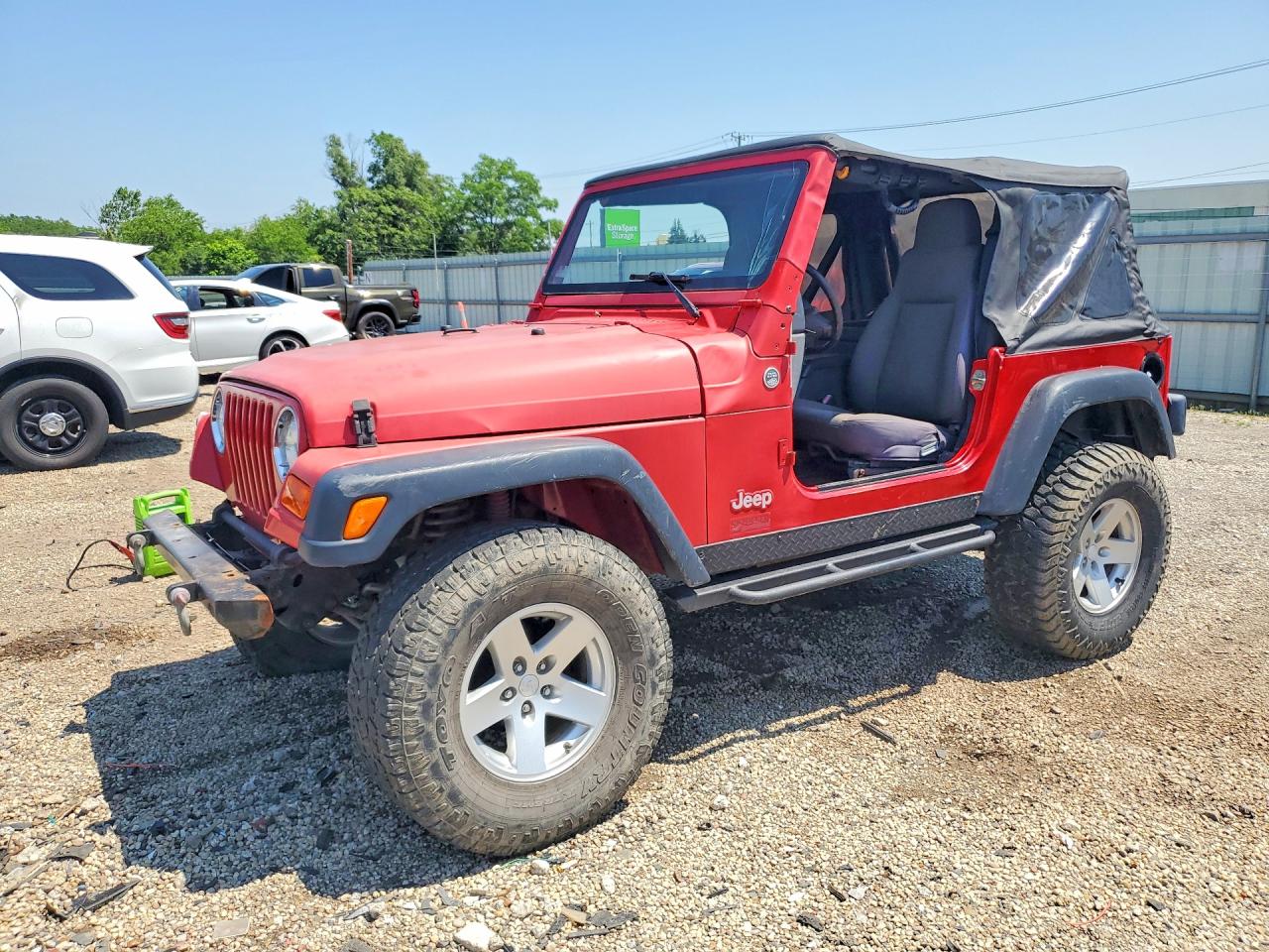 2006 Jeep Wrangler Rubicon, VIN 1J4FA69S36P780178 — Front end