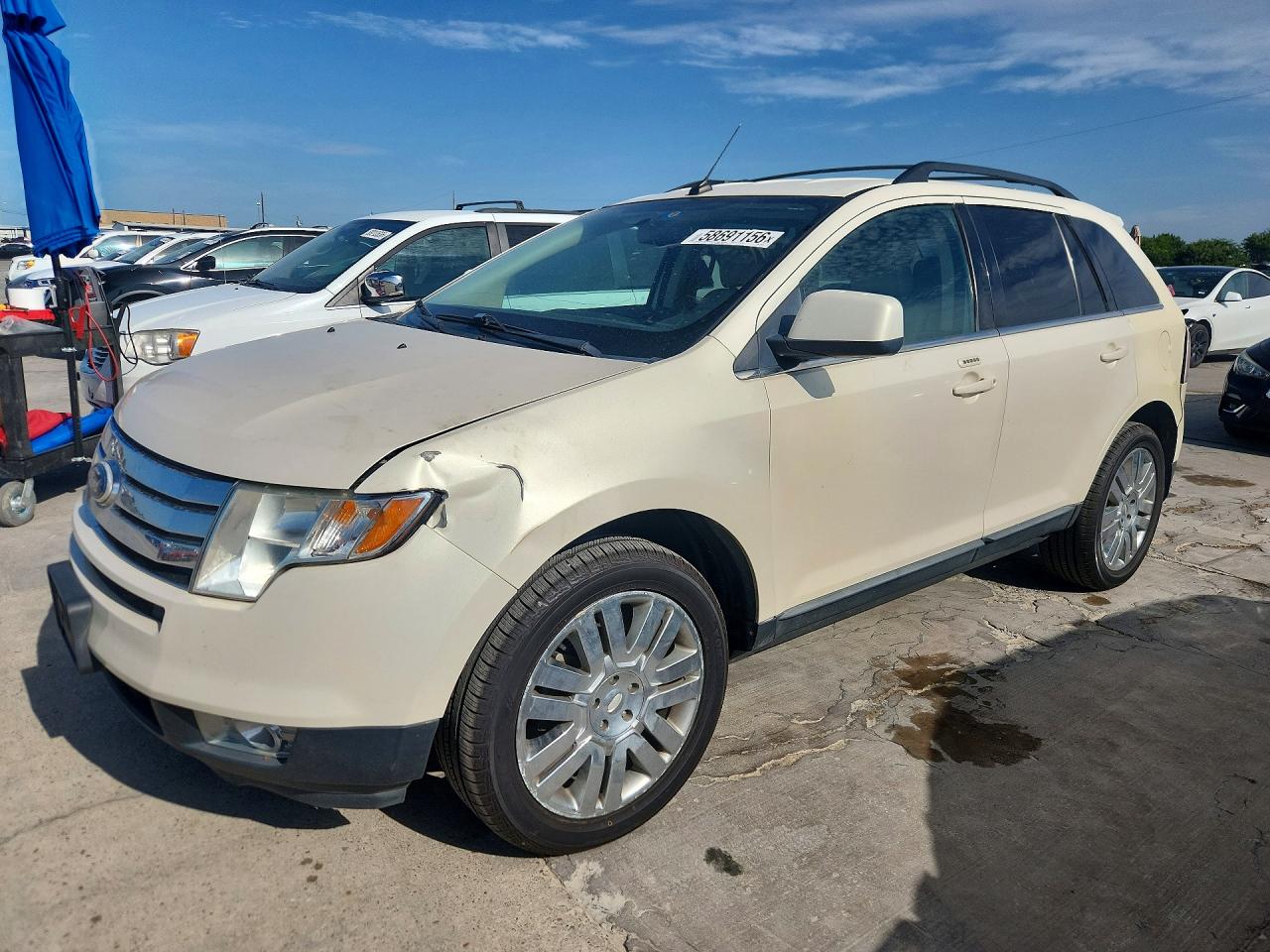 2008 Ford Edge Limited, VIN 2FMDK39C18BB10846 — Rear end