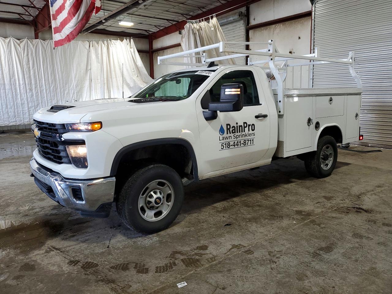 2025 Chevrolet Silverado, VIN 1GB0KLE73SF107047 — Повреждение рамы