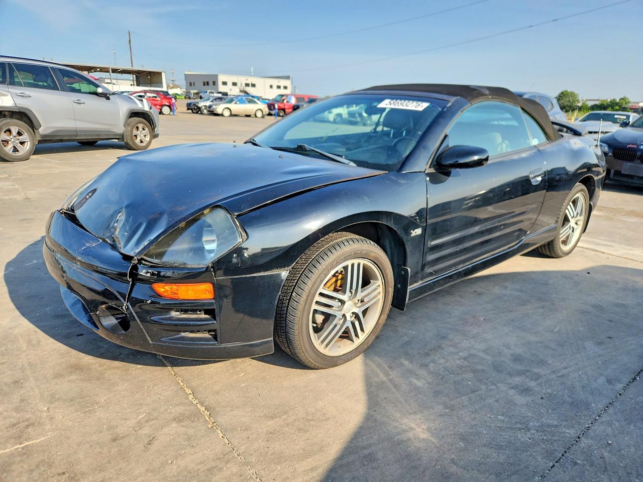 2003 Mitsubishi Eclipse GTS, VIN 4A3AE75HX3E012402 — Front end