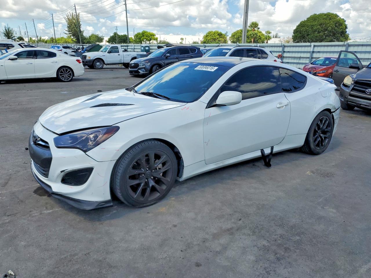 2013 Hyundai Genesis Coupe 2.0T, VIN KMHHT6KD2DU105193 — Rear end