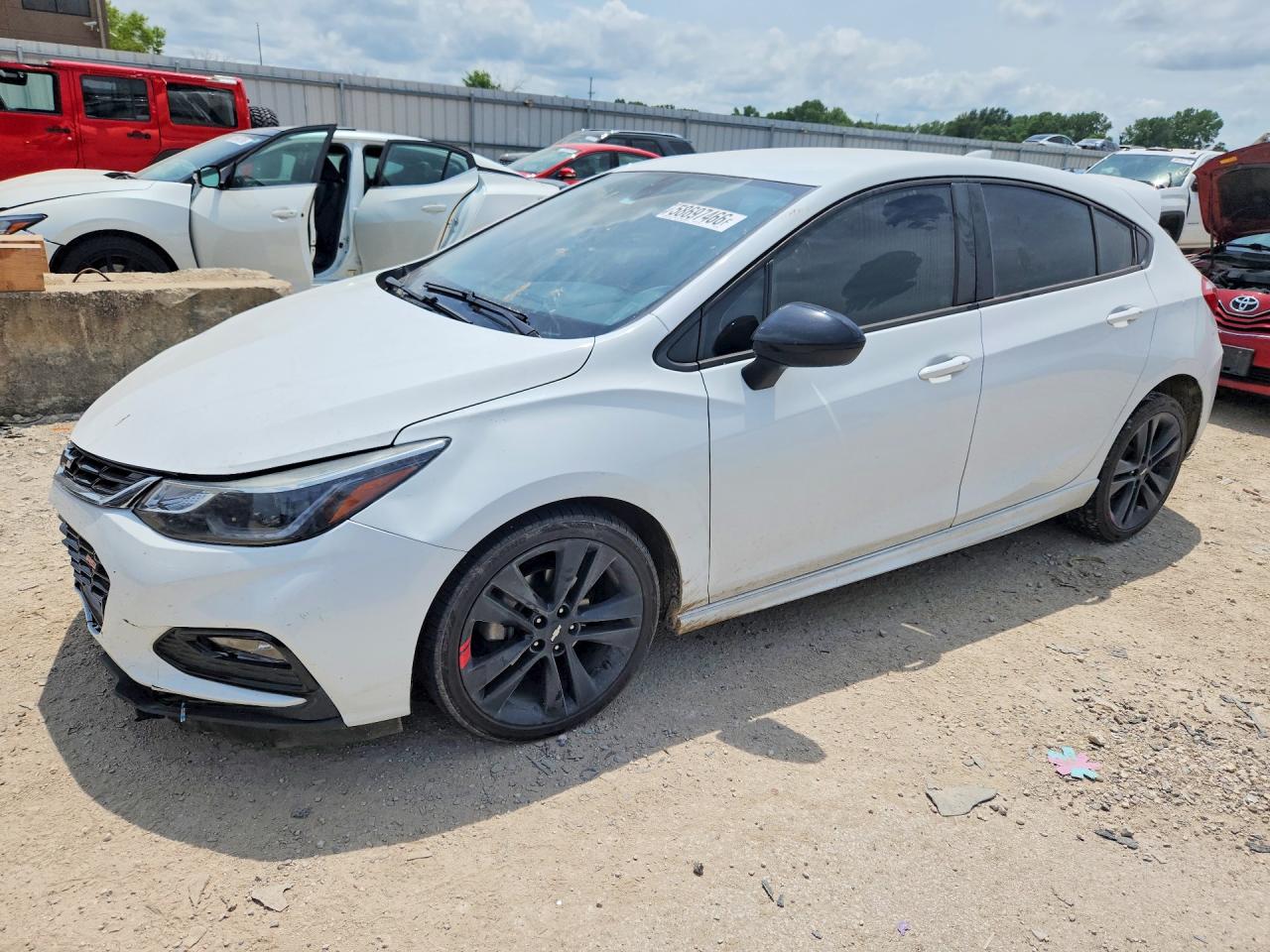2018 Chevrolet Cruze LT, VIN 3G1BE6SM2JS651467 — Front end