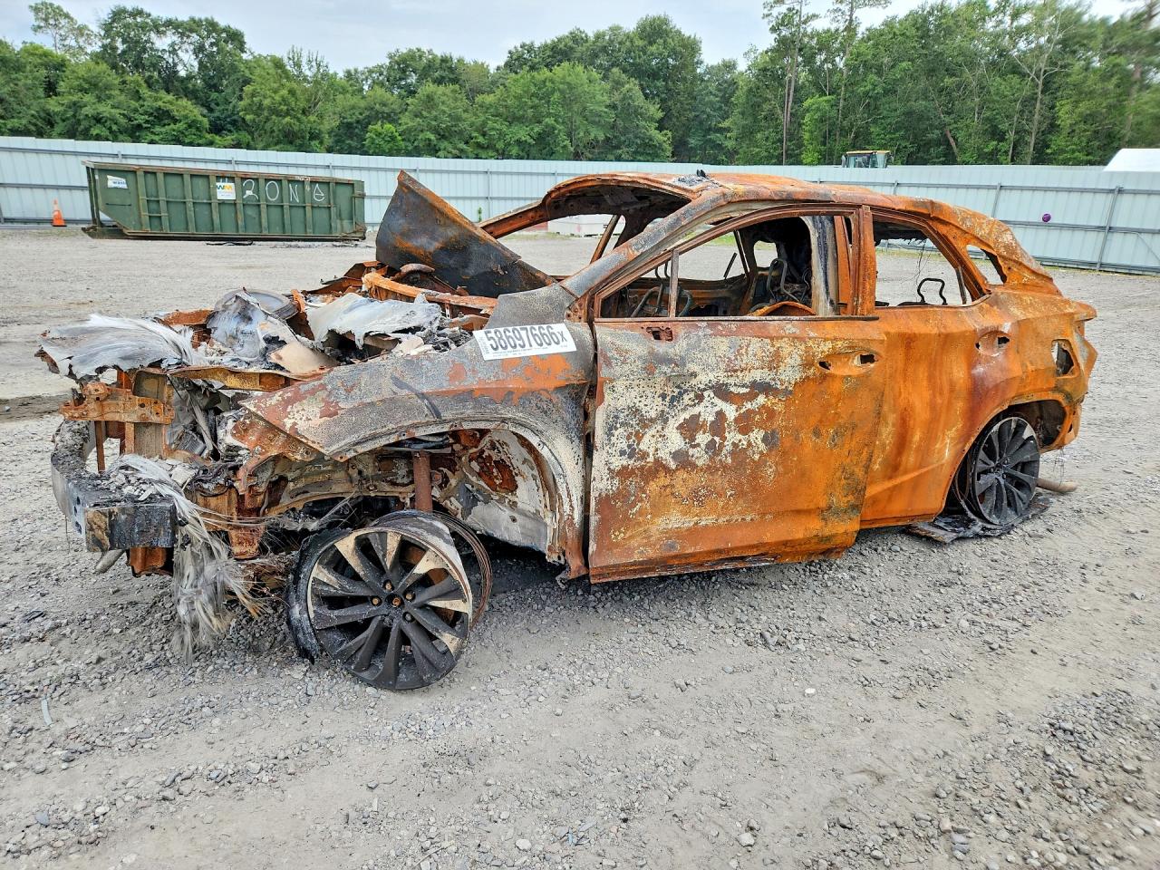 2021 Lexus RX 350, VIN 2T2AZMAA5MC206849 — Burn