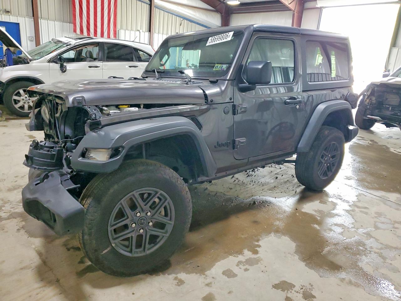 2025 Jeep Wrangler Willys, VIN 1C4PJXANXSW646340 — Front end