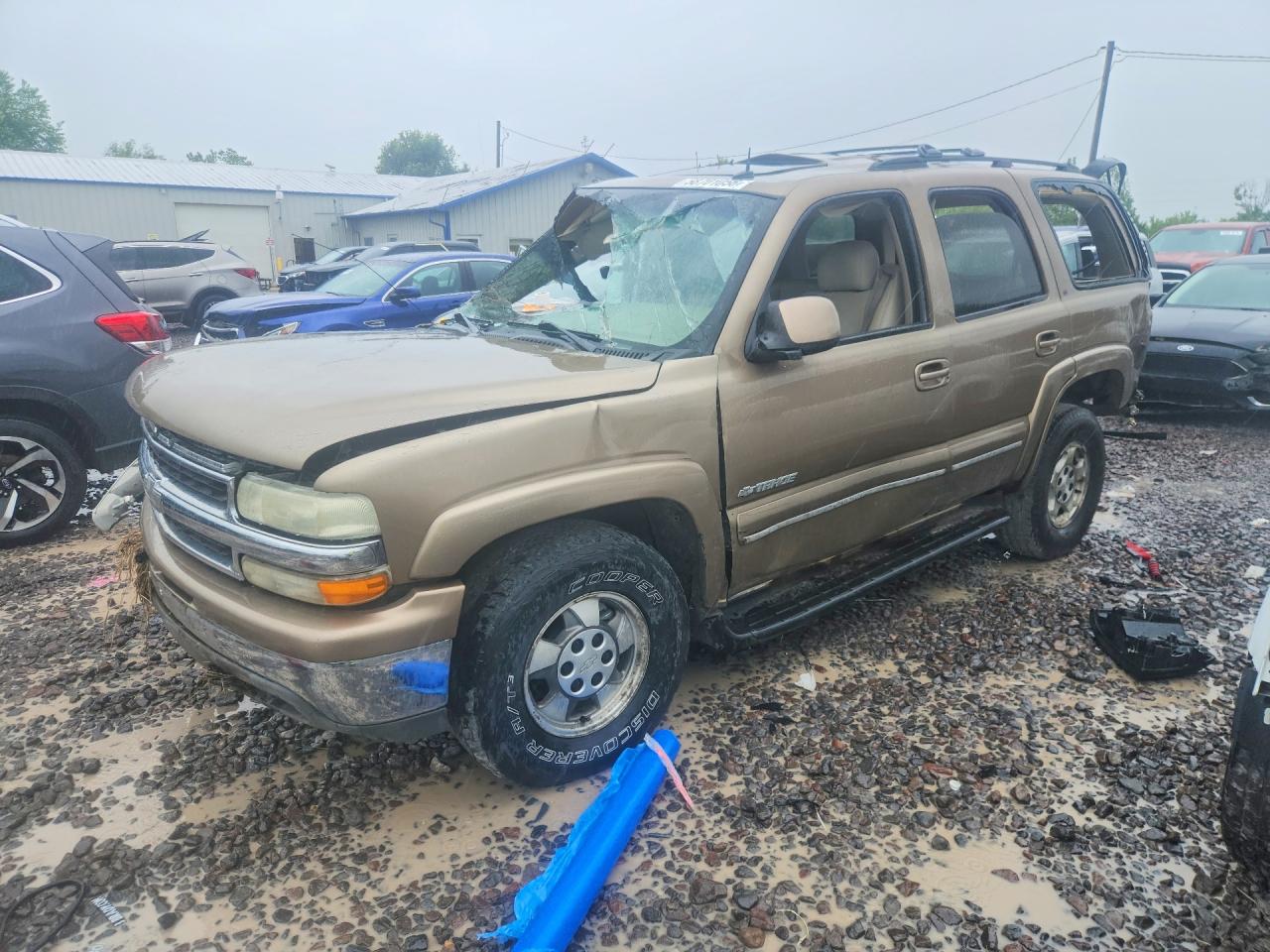 2003 Chevrolet Tahoe LT, VIN 1GNEK13ZX3J256992 — Rollover